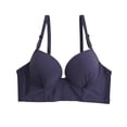 thumbnail image 1 of B91xZ Soutien-Gorge en Coton Sans Doublure avec Armatures, Bleu m, 1 of 5