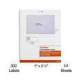 thumbnail image 2 of Staples Laser/Inkjet Address Labels 1" x 2 5/8" Clear 30 Labels/Sheet 900/Carton ST18086-CCVS, 2 of 5