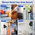thumbnail image 6 of GHODEC Anti-Theft Doorbell Mounts, No-Drill Doorbell Mount Adjustable Mounting Bracket Doorbell Holder, Wireless Doorbell Holder for Apartment Door Home Office, 6 of 9
