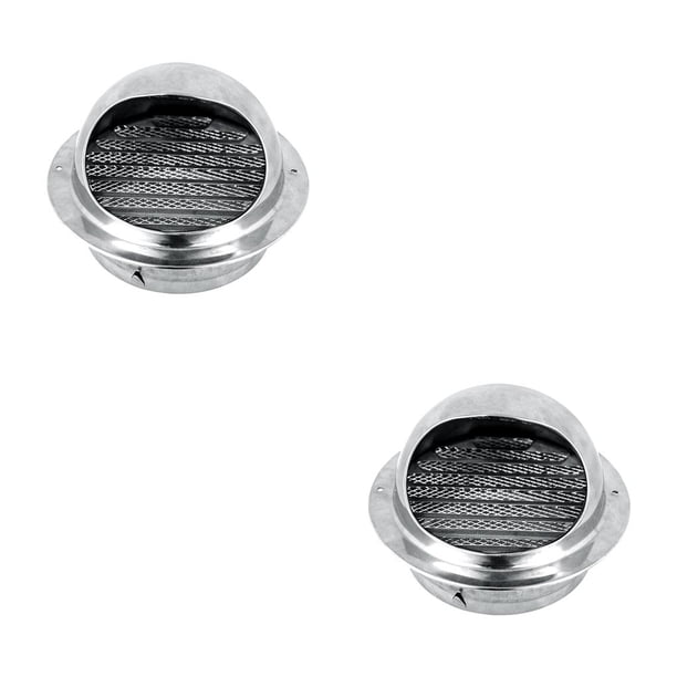 Sidaley 304 Stainless Steel Air Vent Outlet Screen with in Hood Mesh Built Vent Caps Type1 NO1