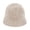 Beige, variant on Womens Bucket Hat Foldable Autumn/Winter Warm Ear Big Head Waist Water Knitted Woolen Summer Hats for Women Black
