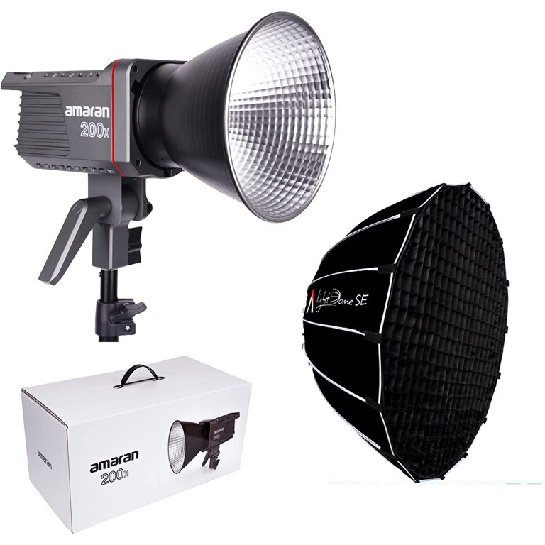 Aputure Amaran 200x Bi-Color LED Video Light+ Light Dome SE