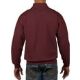 thumbnail image 2 of Gildan Men's and Big Men's 1/4 Zip Cotton Cadet Collar Sweatshirt, up to 2XL, 2 of 2