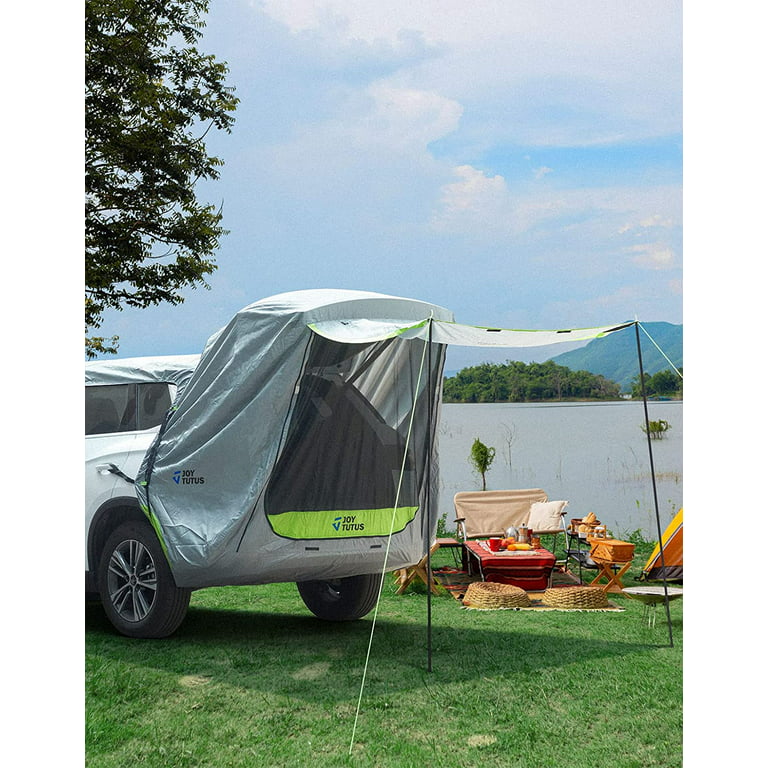 GEERTOP Large Instant SUV Tent for Camping Car Tailgate Tent 10' x 10' Tent  Attachment to SUV with 6' x 7' Screen Room Vestibule Awning Porch - Yahoo  Shopping