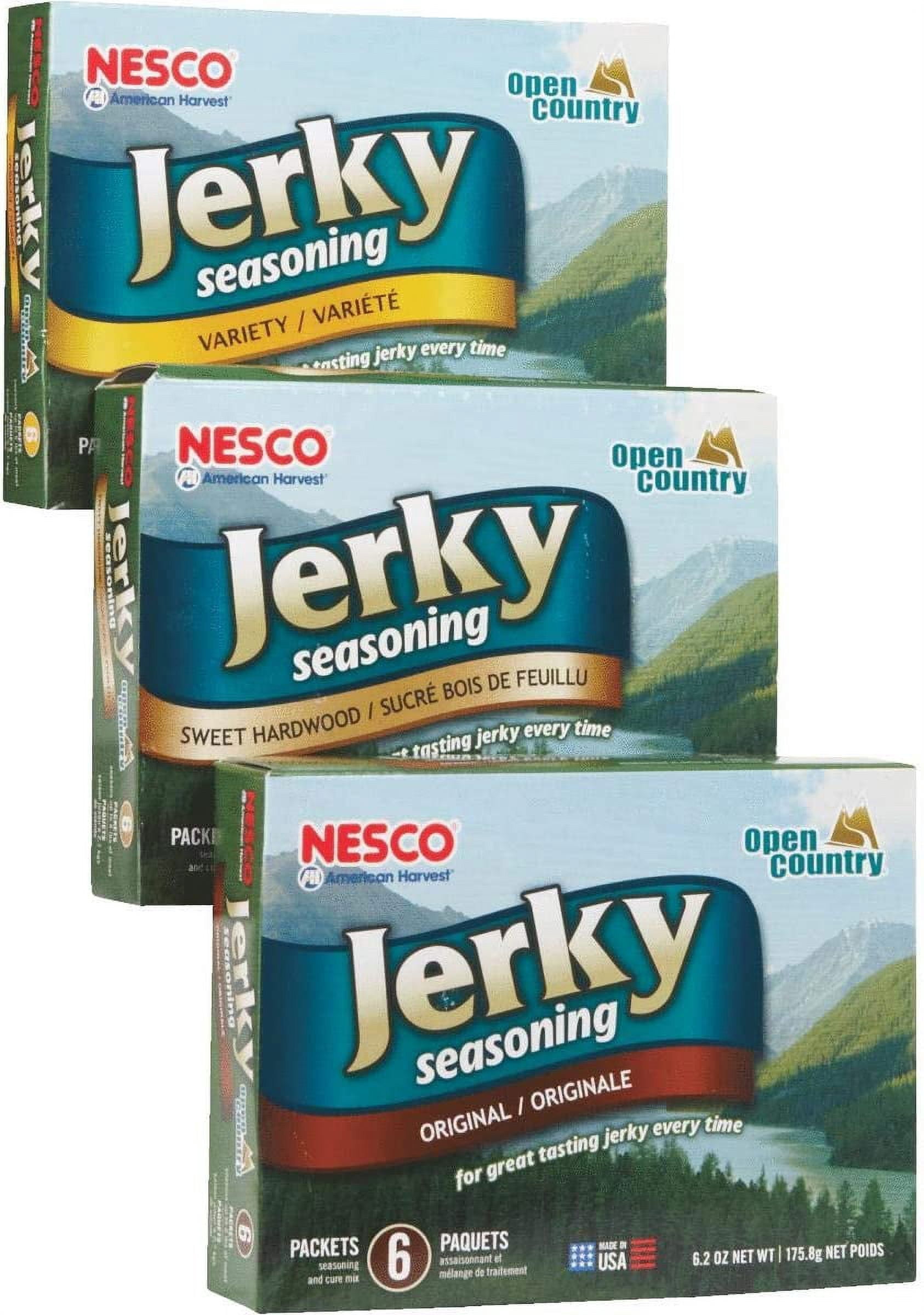Nesco BJV-6 Variety Pack Of Beef Jerky Spices