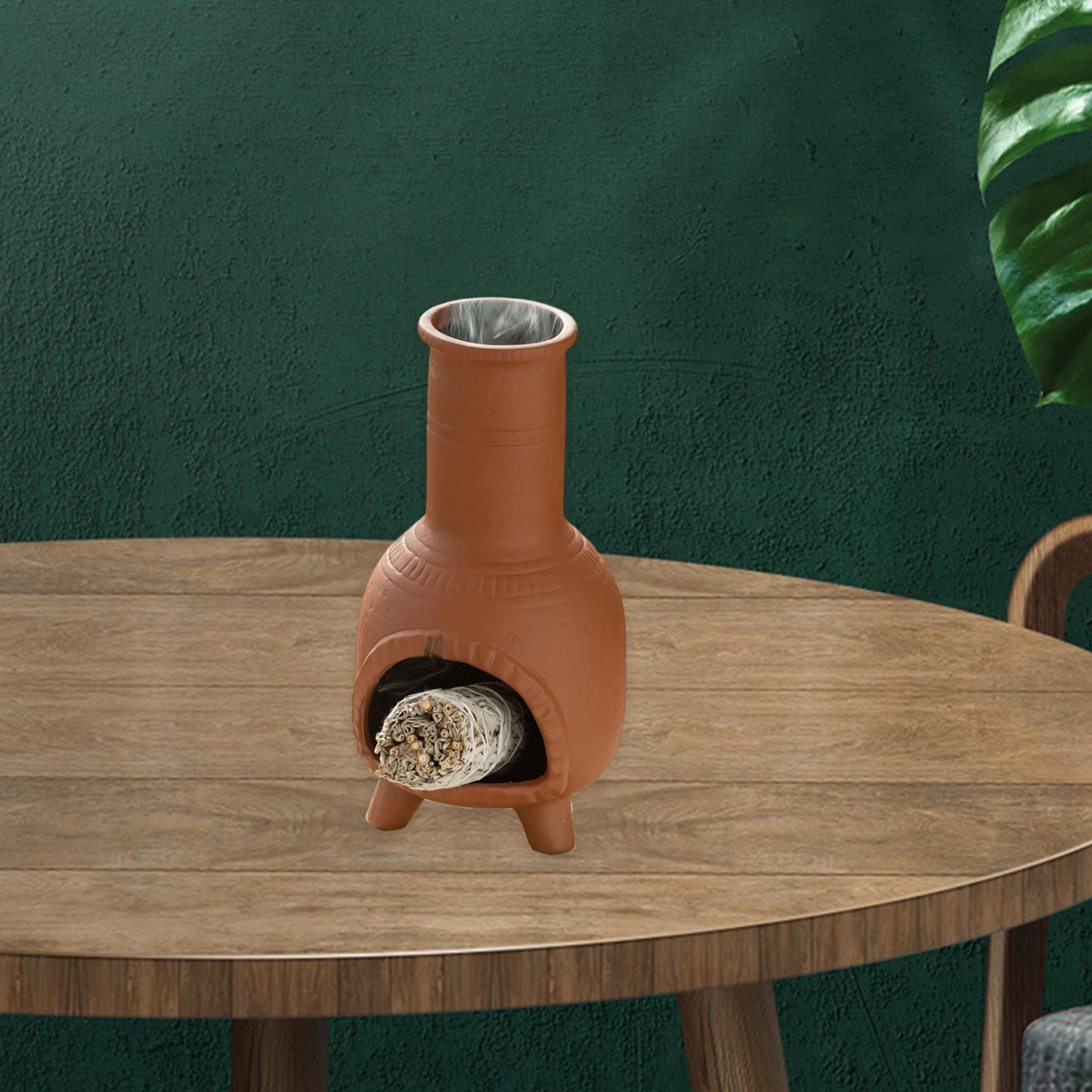 Zxpjkyu Incense Burner Palo Santo Holder Sage Bundle Burner Smudge Bowl for Yoga Bedroom