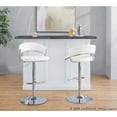 thumbnail image 3 of LumiSource Jie Adjustable Barstool - Set of 2, 3 of 11