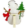 thumbnail image 3 of Northlight Snowman with "Snow" and Pine Tree Sign Wooden Christmas Decoration - 18", 3 of 4