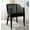 Black, variant on SAFAVIEH Rina Contemporary Nautical Solid Dining Chair, Black