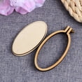 thumbnail image 5 of Milisten Oval Mini Embroidery Frame Wooden Cross Stitch Ring DIY Crafts Embroidery Hoops (Size Small), 5 of 5