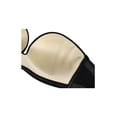thumbnail image 3 of Sujetador sin tirantes balconette nupcial antideslizante push up con aros Negro 38C fit 34B 34C, 3 of 5