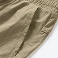 thumbnail image 5 of TKYCMSUAKI Big and Tall Shorts for Men Elastic Waisted Drawstring Solid Color Joggers Shorts Summer Lightweight Casual Short Pants with Pockets, 5 of 8