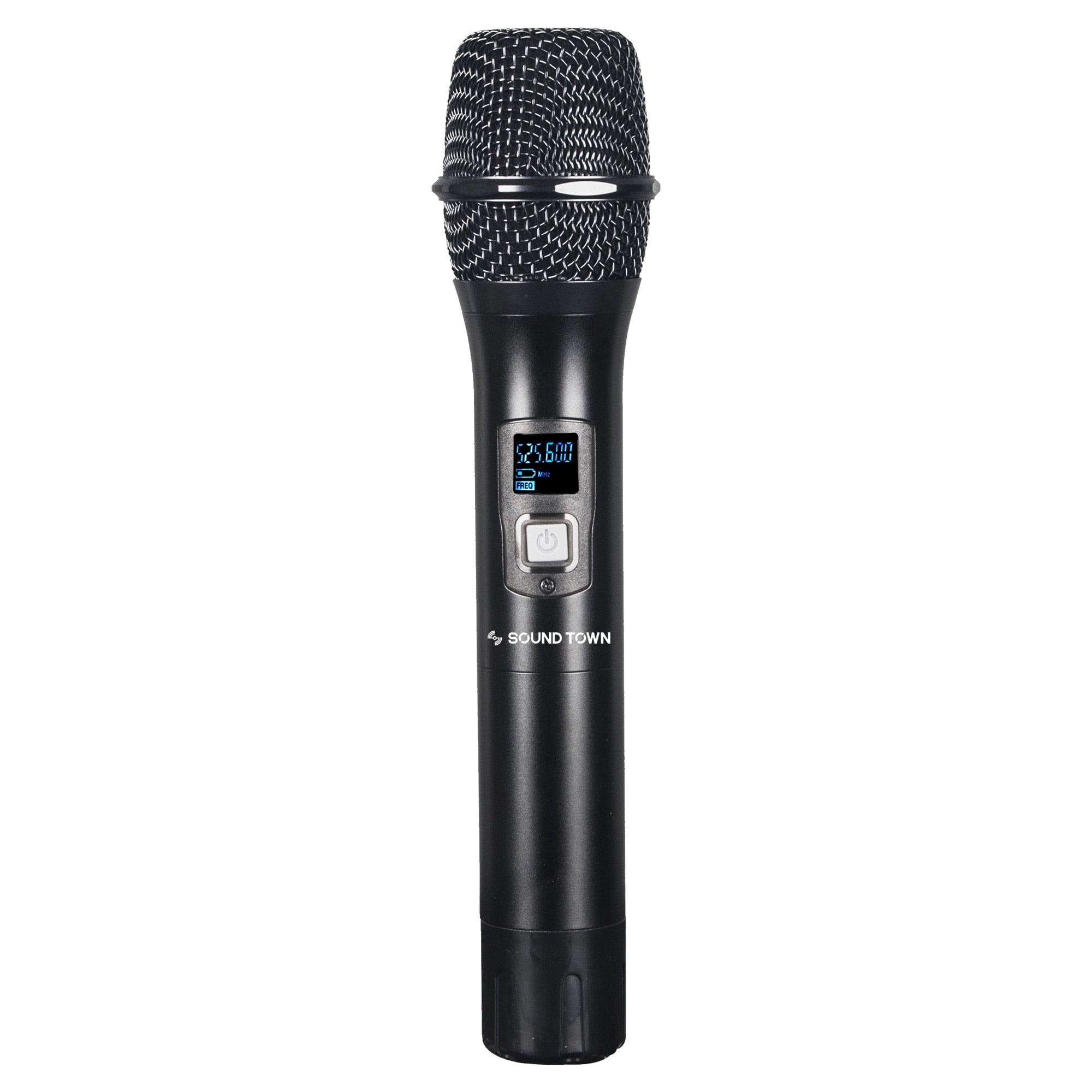 Sound Town 200 Channels Metal UHF Wireless Microphone System with Rack Mountable Metal Receiver and 4 Handheld Mics, for Church, School, Outdoor Wedding, Meeting, Party and Karaoke
