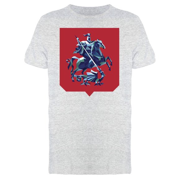 Low Poly Of Moscow City Tee Men's -Image by Shutterstock