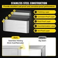 thumbnail image 4 of VEVOR 30W x 21H inch Double Door with Vents BBQ Access Door Stainless Steel Outdoor Kitchen Doors for BBQ Island, 4 of 9