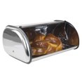 thumbnail image 2 of Roll-Top Lid Stainless Steel Bread Box, Silver, 2 of 3