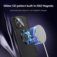 thumbnail image 5 of for iPhone 15 Pro Max Case Magnetic Case with Invisible Kickstand Camera Cover [Military Drop Protection] [MagSafe Compatible] Shockproof Phone Case Slim Translucent Cover (Black), 5 of 6