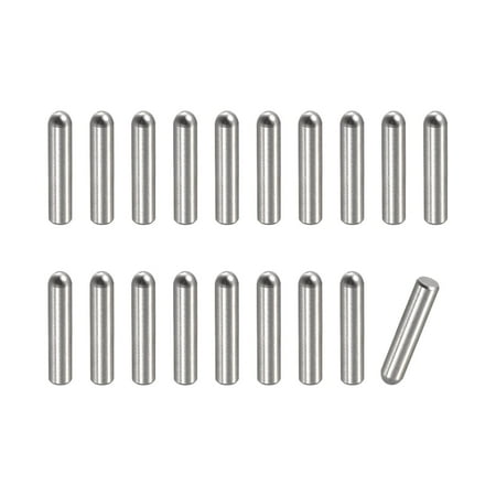 

2.5x8mm Dowel Pins 50 Pack Round Head Flat Chamfered End Dowel Pin