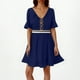 thumbnail image 1 of Vestidos de Verano Para Mujer, Falda Playera Informal Con Volantes de Verano Para Mujer, Falda Informal de Color Liso Con Fugas En El Pecho, Tallas S y Xxl, 1 of 4