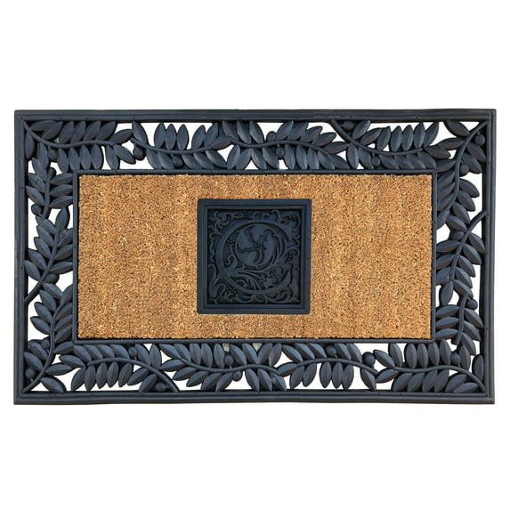 Olive Border 30" x 48" Sentinel Doormat - Monogrammed C