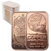 Tube of 20 - 1 oz Walking Liberty Copper Bar .999 Fine
