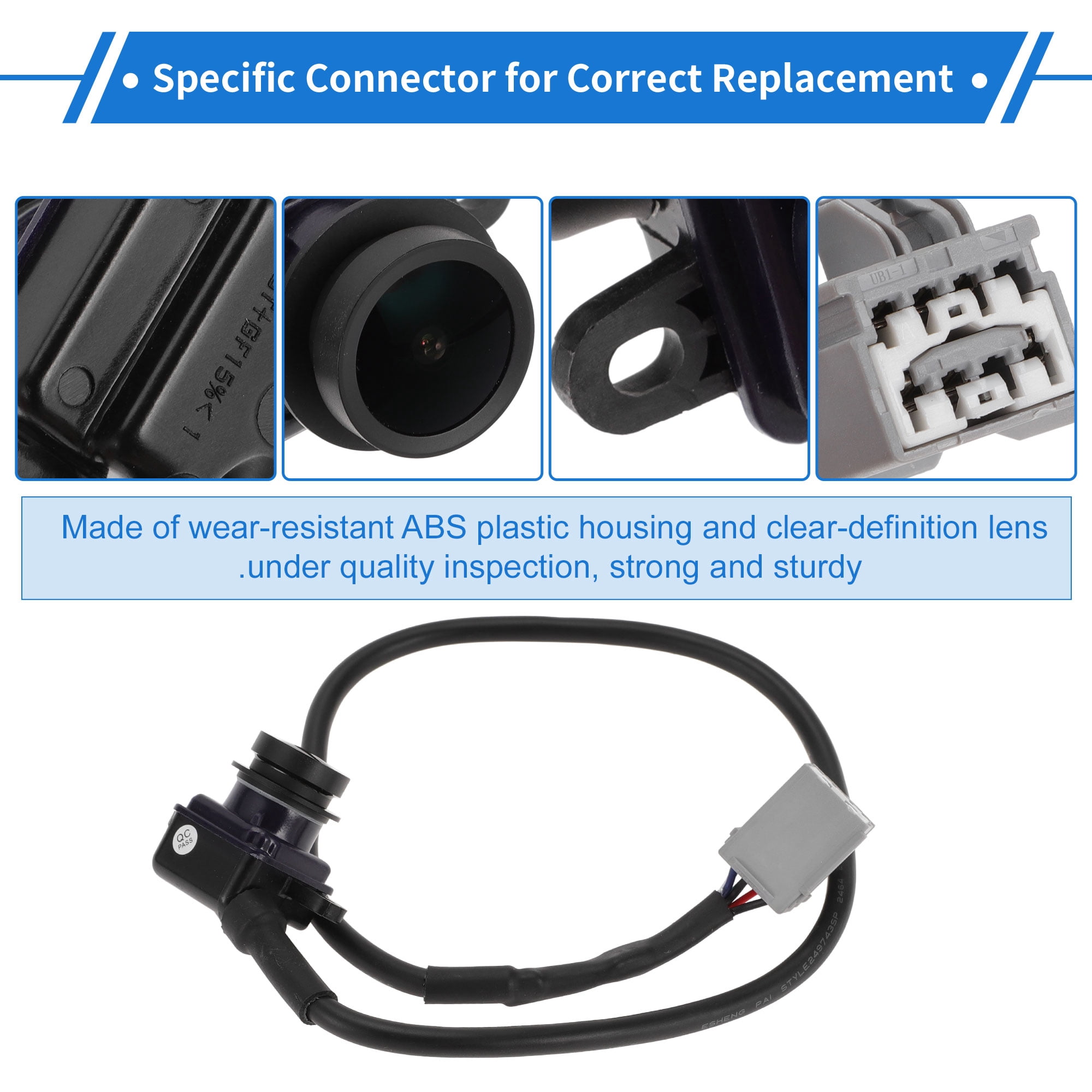 Unique Bargains Rear View Camera for Dodge Dart 2013-2016 License Plate Park Assist