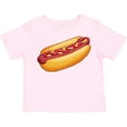 thumbnail image 3 of Inktastic Hot Dog Illustration with Mustard Onions and Ketchup Boys or Girls Toddler T-Shirt, 3 of 5