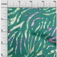 thumbnail image 2 of oneOone Cotton Jersey Teal Green Fabric Tropical Monstera Leaves Sewing Fabric By The Yard Printed Diy Clothing Sewing Supplies 58 Inch Wide, 2 of 4