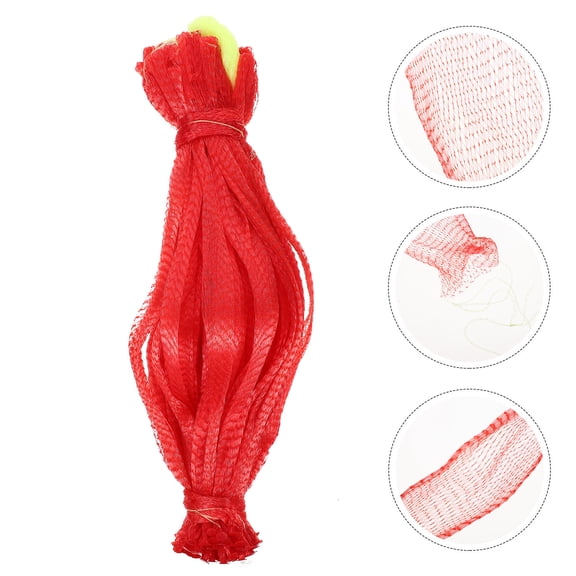 Luxshiny 100-Pack Drawstring Mesh Produce Bags for Hanging Watermelon, Fruit Storage, and Kitchen Organization