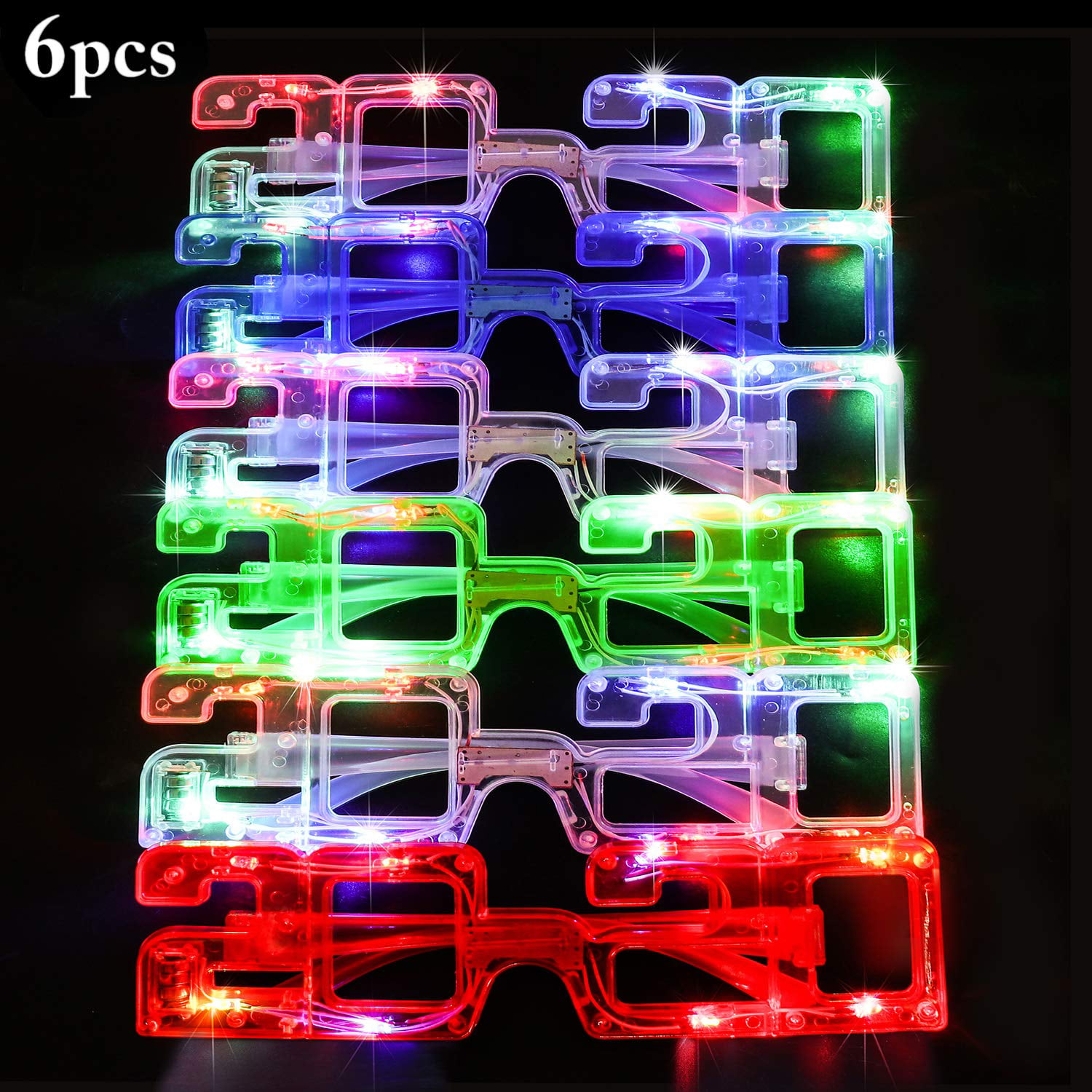 592C Light Up New Years Eve Party Butterfly Glasses Eye Glasses Best Price 1 pcs 