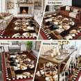 thumbnail image 6 of Funny Chefs Area&nbsp;Rug 5x8ft Chef Cooking Food Non-Slip&nbsp;Washable Square&nbsp;Rugs Soft Felt Indoor Floor Mat for Bedroom Kitchen Living Room Bathroom, 6 of 9