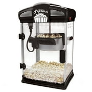 West Bend 82515B Hot Oil Theater Style Popper Machine with Nonstick Kettle Includes Measuring Cup Oil and Popcorn Scoop, 4-Ounce, Black