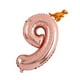 thumbnail image 3 of Números Grandes 0-9 Decoraciones de La de Cumpleaños Helio Lámina Mylar Big Number Globo Número Digital 9, 3 of 6