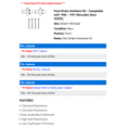 thumbnail image 2 of Front Brake Hardware Kit - Compatible with 1986 - 1991 Mercedes-Benz 420SEL 1987 1988 1989 1990, 2 of 2