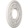 thumbnail image 2 of Ekena Millwork 10"OD x 3 1/2"ID x 3/4"P Baltimore Thermoformed PVC Ceiling Medallion (Fits Canopies up to 4 1/4"), UltraCover Satin Blossom White, 2 of 10