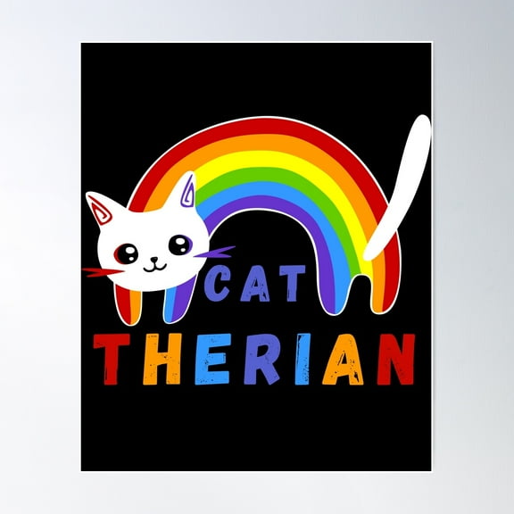 Kna Prints - Cat Therian Poster , Wall Art, UNFRAMED-8x12
