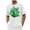 White, variant on Men's T-shirts Casual St. Patrick's Day Short Sleeve Shirts Fresh Print Round Neck Pullover Tops Loose Mens Spring and Summer Blouses
