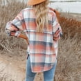 thumbnail image 6 of safuny Women's Long Sleeve Casual Outwear Jackets Fashion Open Front Loose Outerwear Printing Blouse Coat Tops Pockets Blouse Lapel Dressy Lounge Trendy Blazer Pullover Pink XL, 6 of 9