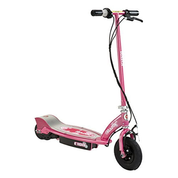 Razor E100 Electric Scooter Sweet Pea Pink Easy Open Packaging