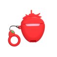 thumbnail image 3 of Portable Cute Cartoon 3D Fruit Series Strawberry Clamshell-Type Earphone Sleeve For 1/2 Rechargeable, 3 of 7