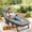Gray, variant on Dozzle Premium Folding Camp Cot with Cushioned Headrest & Mattress — Ultra-Comfort Portable Sleeper for Outdoor Adventures, Home Use & Travel, Reinforced All-Steel Frame, Gray