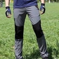 thumbnail image 5 of Men's Hiking Pants Cargo Work Pants Water Resistant Quick Dry Lightweight Camping Travel Outdoor Nylon Pants with Zipper Pockets and Elastic Waistband, 5 of 6