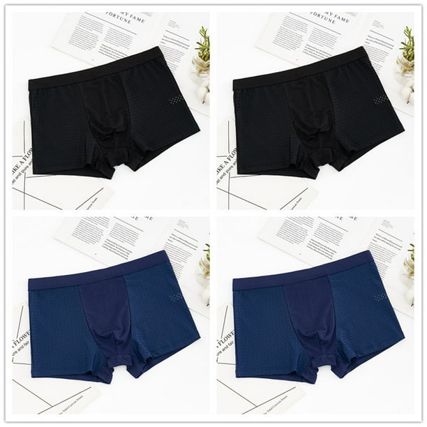 4 unids/lote de calzoncillos para hombre, calzoncillos bóxer para hombre, calzoncillos cortos para hombre, bolsa Sexy para hombre, bañadores clásicos de verano 4xl 5xl 6xl 7xl 8xl Tan Jianjun unisex