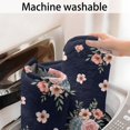 thumbnail image 5 of Pioneer Flower Floral Print Pattern Bathroom Rugs Mat, Non Slip Microfiber Bathroom Rug with Rubber Backing, Soft Mats for Bathroom Floor Tub Shower, 17"x47", 5 of 5