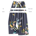 thumbnail image 3 of Sweatpants Women Pajama Pants Comfy Printed Wide Leg Pants Bow Elastic Waist Long Bottoms, 3 of 4