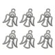 thumbnail image 5 of DIY Pendant Charms Alloy Hollow Angel Pendant Charms for Bracelet 50Pcs, 5 of 5