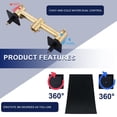 thumbnail image 6 of Wowow Double-Handle Wall-Mount Roman Tub Faucet with Waterfall Spout in Oil Rubbed Bronze, 6 of 9