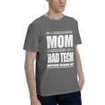 thumbnail image 2 of I'M A Mom And A Rad Tech Nothing Scares Me T-Shirt-Mother'S Day Gift Men'S Basic Short Sleeve T-Shirt Deep Heather Small, 2 of 5