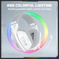 thumbnail image 2 of Siivton Wireless Gaming Headset – 2.4 GHz/Bluetooth 5.3 Gaming Headphone, 60H Playtime, Detachable Mic,for PS5/PS4,Xbox,Switch,Phone,Mac, PC(White), 2 of 9