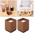 thumbnail image 4 of Carbo Bed Riser Elevator Sofa Elevator Elevators for Beds, Square 4x5cm Brown, 4 of 8